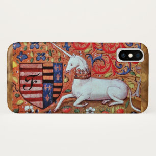 Capa Para iPhone Da Case-Mate Monograma de Pergaminho Castanho da UNICORN
