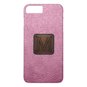 Capa Para iPhone Da Case-Mate Monograma do Amaranth Pink Leather