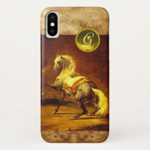 CAPA PARA iPhone DA Case-Mate MONOGRAMA DO CAVALO DA CINZA DAPPLED