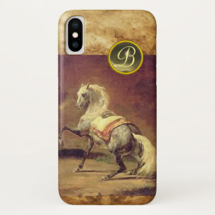 CAPA PARA iPhone DA Case-Mate MONOGRAMA DO CAVALO DA CINZA DAPPLED