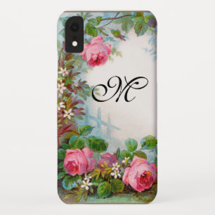 CAPA PARA iPhone XR MONOGRAMA DOS ROSAS & DOS JASMIM