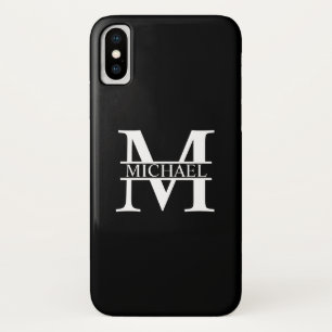 Capa Para iPhone X Monograma e Nome Personalizados
