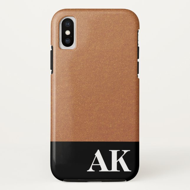 Capa Para iPhone, Case-Mate monograma elegante (Verso)