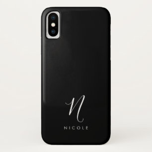 Capa Para iPhone Da Case-Mate Monograma Elegante Preto e Branco