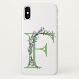 Capa Para iPhone Da Case-Mate Monograma F Lavanda Eucalipto