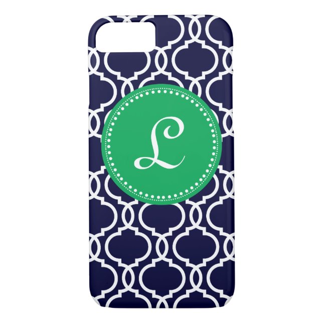 Capa Para iPhone, Case-Mate Monograma feito sob encomenda de Morrocan no (Verso)