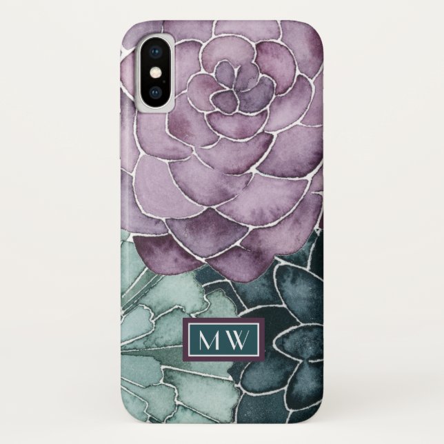 Capa Para iPhone, Case-Mate Monograma | Felicidade vegetal | Cultivar o Amor (Verso)