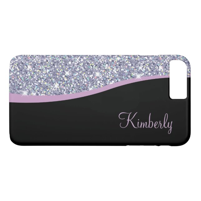 Capa Para iPhone, Case-Mate Monograma feminino Bling (Verso (Horizontal))