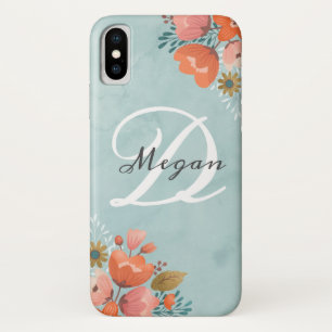 Capa Para iPhone Da Case-Mate Monograma Floral Rosa Elegante