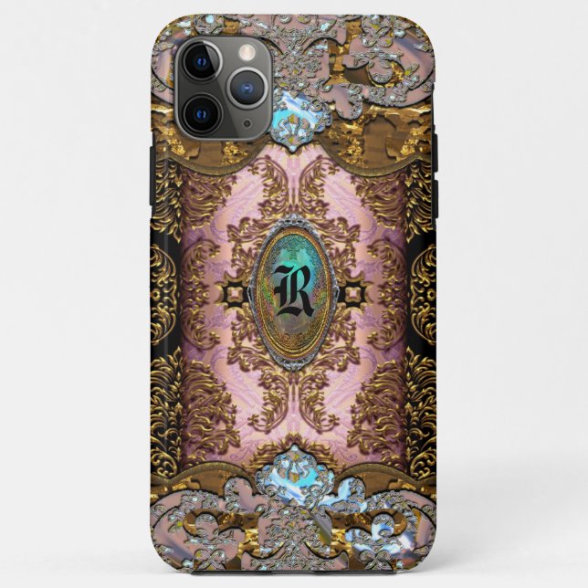 Capa Para iPhone, Case-Mate Monograma francês Elegante Enghelryste VII (Verso)