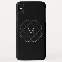 Capa Para iPhone Da Case-Mate Monograma Geométrico Preto e Branco