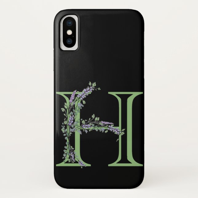 Capa Para iPhone, Case-Mate Monograma H Lavanda Eucalyptus (Verso)