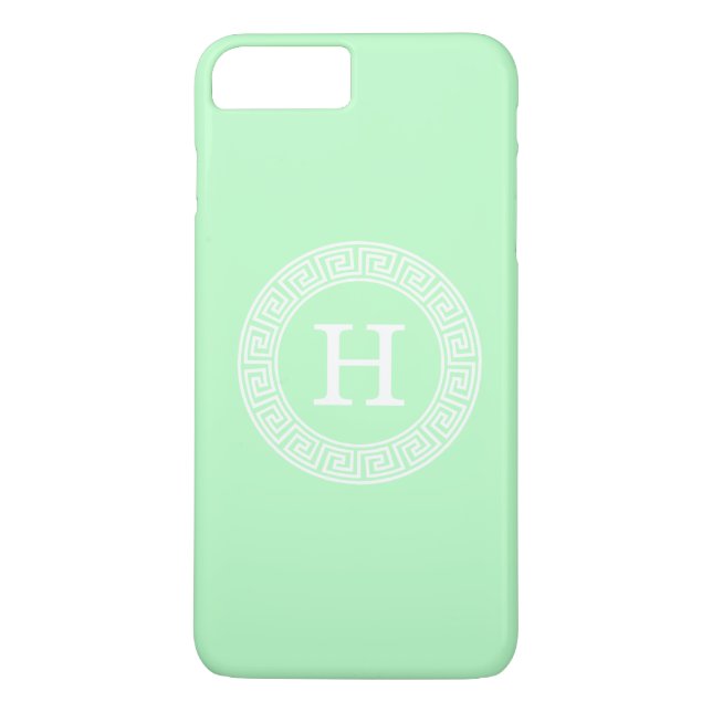 Capa Para iPhone, Case-Mate Monograma Inicial do Quadro de Linhas de Chave Gre (Verso)