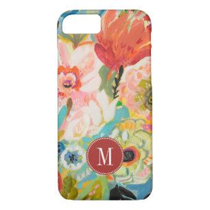 Capa iPhone 8/ 7 Monograma   Jardim Secreto Floral III