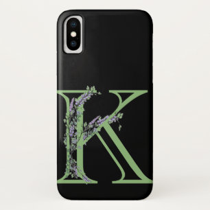 Capa Para iPhone Da Case-Mate Monograma Lavanda K Eucalyptus