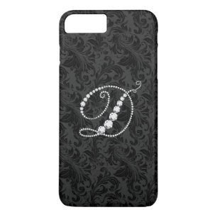 Capa Para iPhone Da Case-Mate Monograma - Letra D em Diamantes
