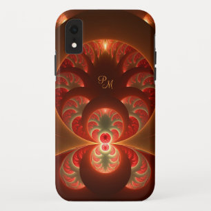 Capa Para iPhone Da Case-Mate Monograma moderno abstrato luminoso da arte do