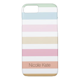 Capa Para iPhone Da Case-Mate monograma moderno de cor pastel fino