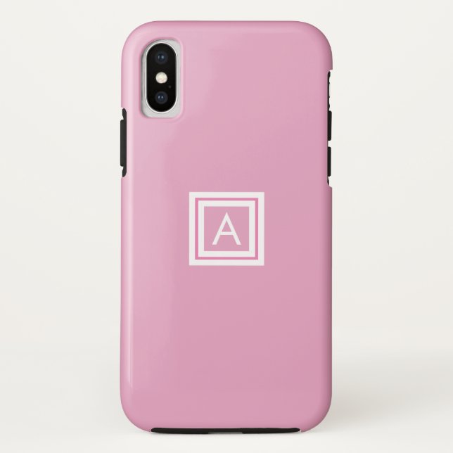 Capa Para iPhone, Case-Mate Monograma Moderno Personalizado (Verso)