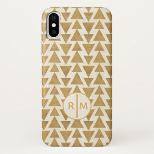 Capa Para iPhone X Monograma  Passo Geo Externo  Patente Geométrica 