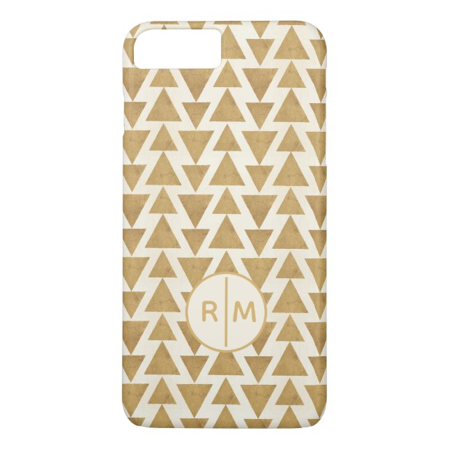 Capa Para iPhone, Case-Mate Monograma| Passo Geo Externo| Patente Geométrica D (Verso)