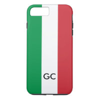 Monograma personalizado de Italia da bandeira
