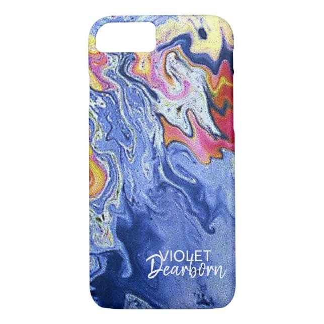 Capa Para iPhone, Case-Mate Monograma Pintado por Incêndio e Gelo (Verso)