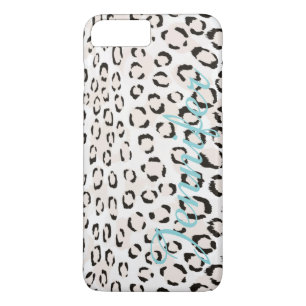Capa Para iPhone Da Case-Mate Monograma preto e branco chique do impressão da