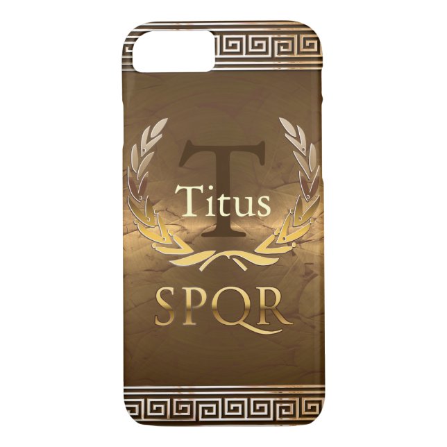 Capa Para iPhone, Case-Mate Monograma romano (Verso)