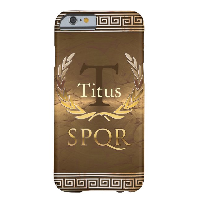 Capa Para iPhone, Case-Mate Monograma romano (Verso)