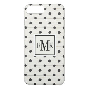 Capa iPhone 8 Plus/7 Plus Monograma  Sinais Simples Passo Três