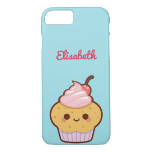 Capa Para iPhone Da Case-Mate Monograma super fofo de cupcake kawaii