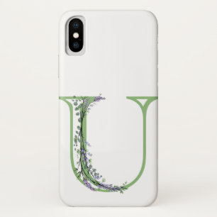 Capa Para iPhone Da Case-Mate Monograma U Lavanda Eucalipto