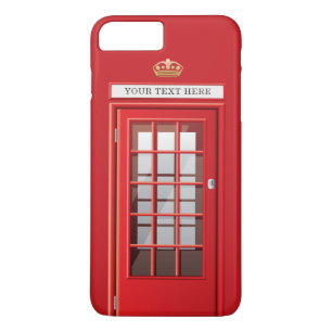 Capa Para iPhone Da Case-Mate Monograma vermelho britânico do costume da caixa
