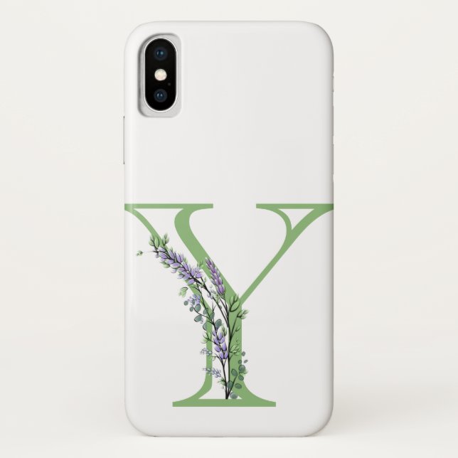 Capa Para iPhone, Case-Mate Monograma Y Lavanda Eucalyptus (Verso)