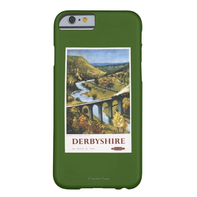 Capa Para iPhone, Case-Mate Monsal Dale, trem e viaduto British Rail (Verso)