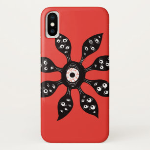 Capa Para iPhone Da Case-Mate Monstro assustador do olho de Witchy no vermelho