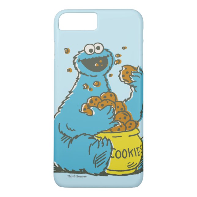 Capa Para iPhone, Case-Mate Monstro da Bolacha Vintage (Verso)