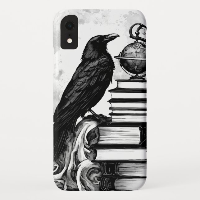 Capa Para iPhone, Case-Mate Moon Raven (Verso)