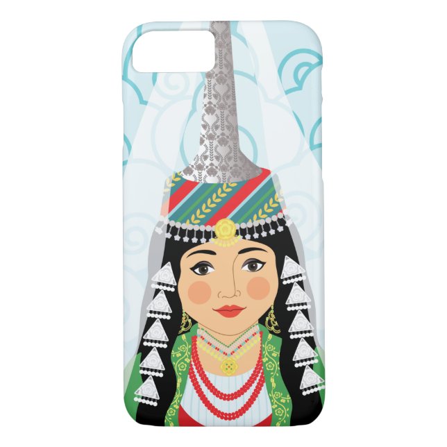 Capa Para iPhone, Case-Mate Morada alta libanesa Matryoshka Case (Verso)