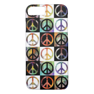 Capa Para iPhone Da Case-Mate Mosaico do sinal de paz