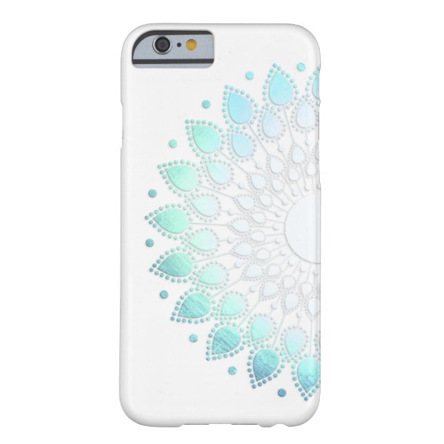Capa Para iPhone, Case-Mate Motif Verde Azul-Elegante (Verso)