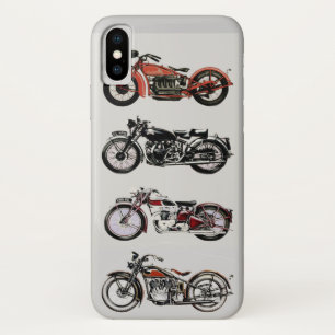 CAPA PARA iPhone X  MOTOCICLOS DE VINTAGEM