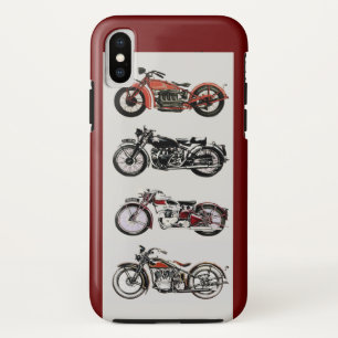 Capa Para iPhone Da Case-Mate MOTOCICLOS DE VINTAGEM, Vermelho