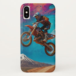 Capa Para iPhone Da Case-Mate Motocross Racer na Montanha Slope