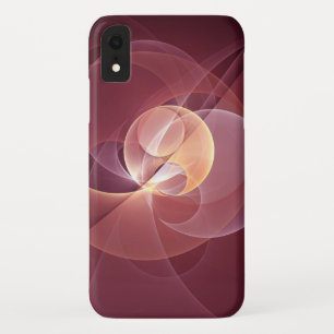 Capa Para iPhone Da Case-Mate Movimento Abstrato Moderno Vinho Vermelho Cor-de-r