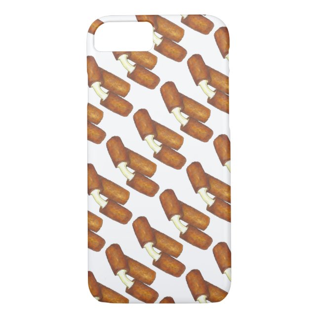 Capa Para iPhone, Case-Mate Mozzarella Cheese Sticks Comida de Impressão (Verso)