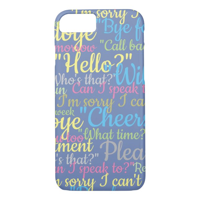 Capa Para iPhone, Case-Mate Muito Design de Chatter (Verso)