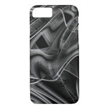 Muito torto com sulcos de cinza, fundo preto