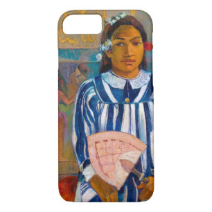 Capa iPhone 8/ 7 Mulher com ventilador, Gauguin